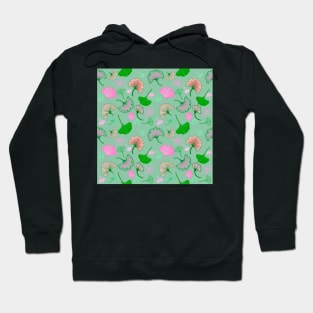 Ginkgo leaves, Ginkgo Biloba. Hoodie